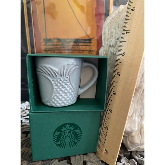 Starbucks 3oz Demitasse Espresso Cup Siren Mermaid Tail with box  NWT 2016 - Picture 2 of 3